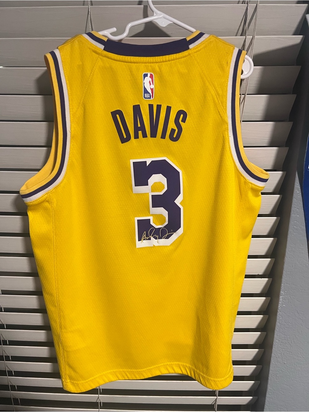 NBA Los Angeles Lakers Yellow & Purple Basketball Jersey
